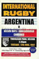 Nelson Bays and Marborough v Argentina 1997 rugby  Programme
